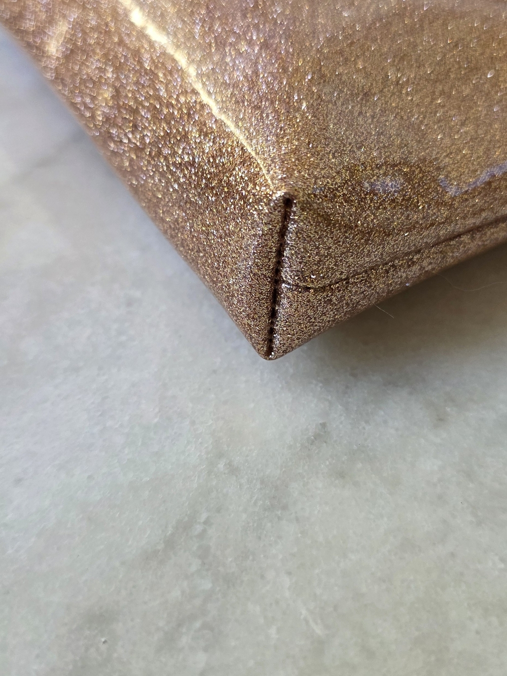Kate Spade Mavis Street Amy Glitter Crossbody Bag Rose Gold - Picture 5 of 12